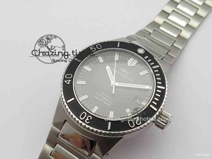 MIROTIME 0119 Packable Aquatimer Automatic SS Noob Best Edition Black Dial On SS Bracelet A 7252